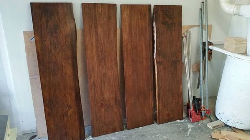 Custom Made Live Edge Shelf - Pine Wood