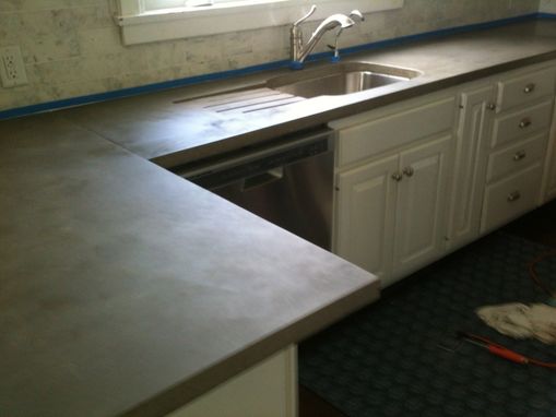 Custom Made Natural Grey Concrete Kitchen