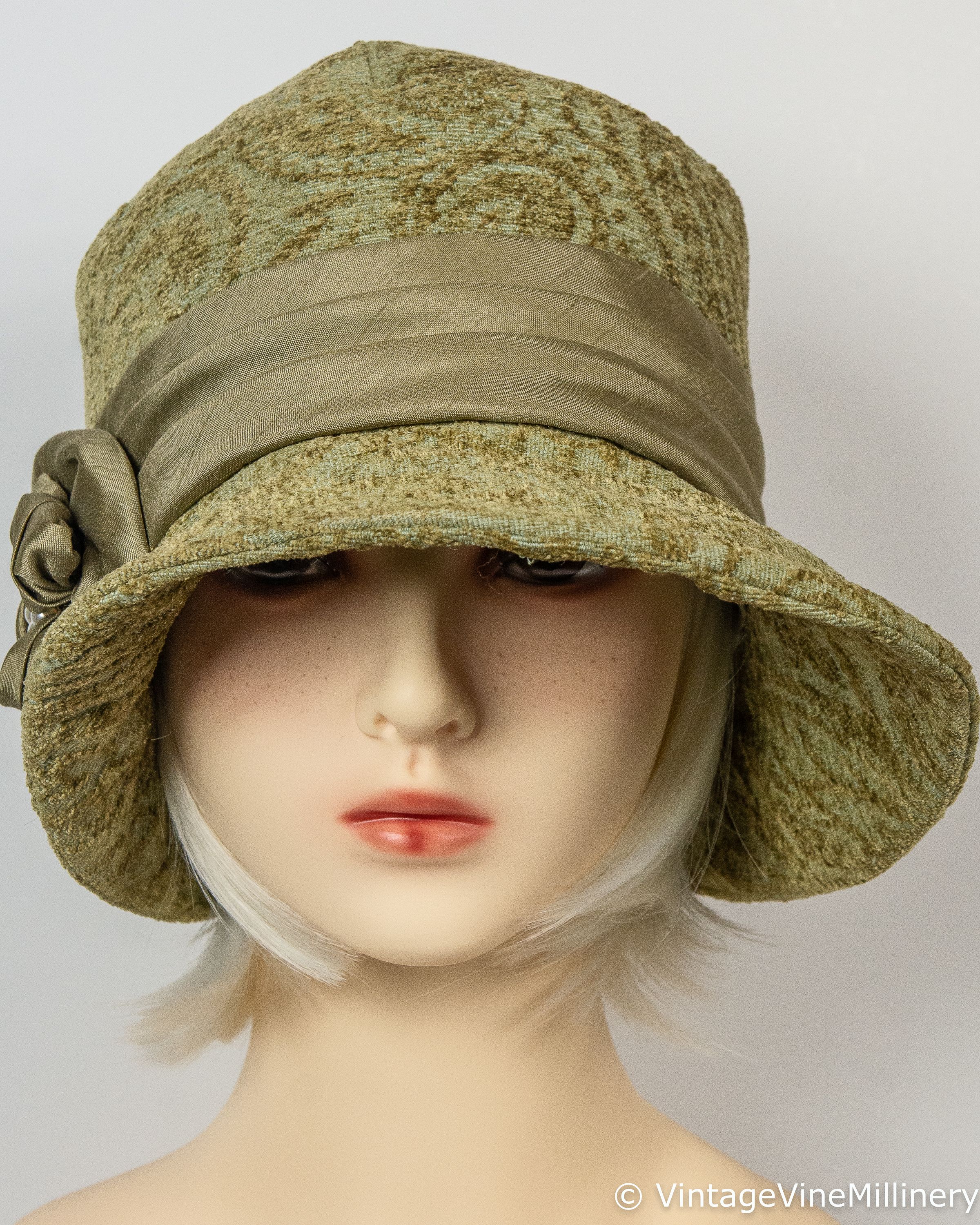 Buy Hand Crafted Sybil's Cloche Hat, made to order from Vintage Vine ...