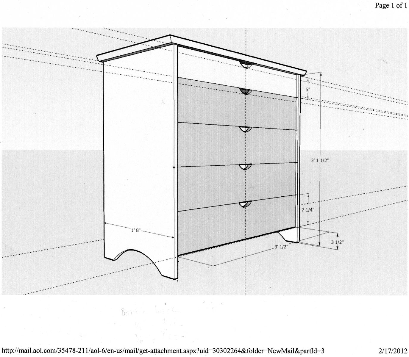 Hand Made Maple Dresser by Summerwood Woodworks
