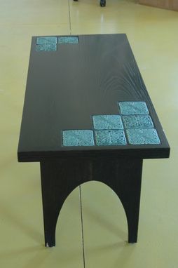 Custom Made Simple Shaker Inspired Coffee Table Using Motawi Tiles