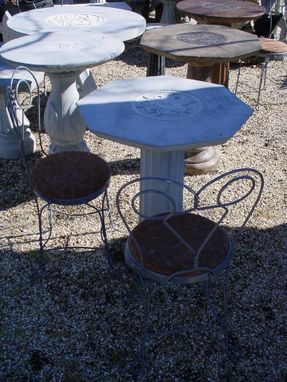 Custom Made Masonic Concrete Cocktail Table Or Custom Design Yours