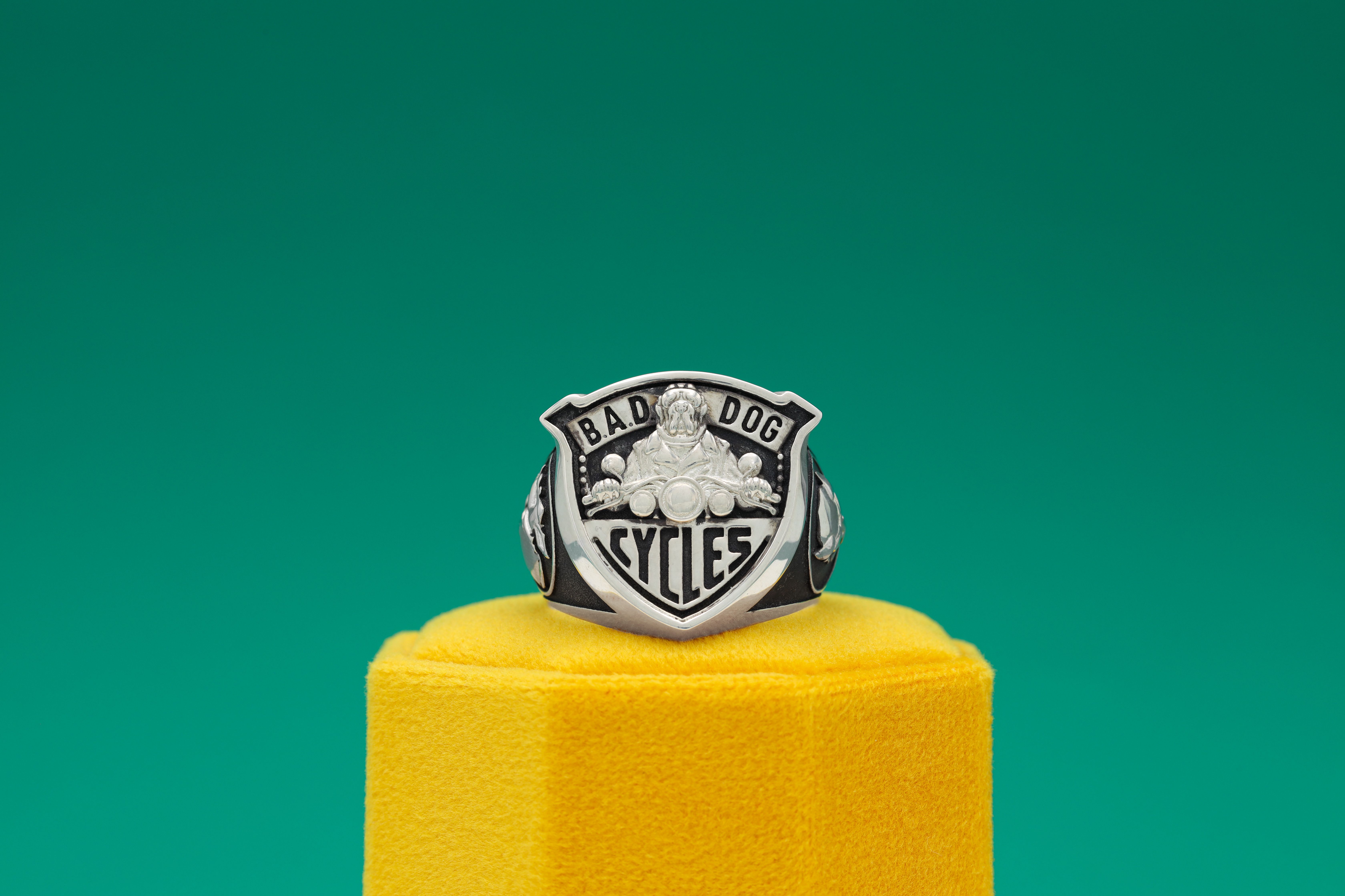 Custom made motorcycle club on sale rings