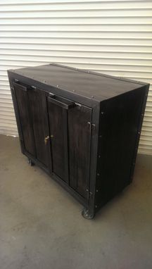 Custom Made Custom Industrial Office Storage Cabinet #014 •