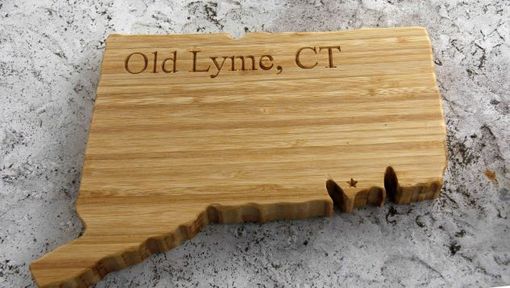 Custom Made Custom Bamboo State Cutting Boards