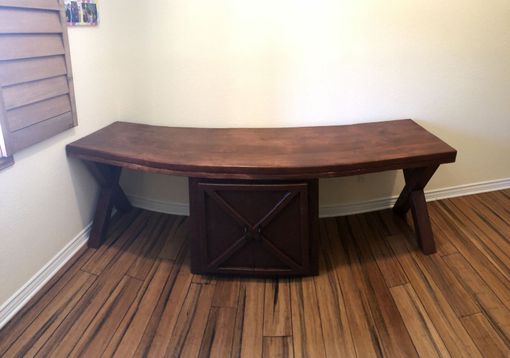 Custom Made Rustic Desk For Two