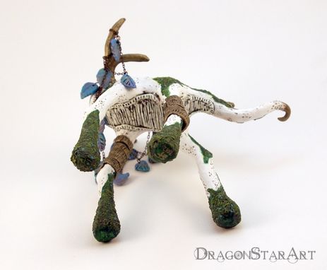 Custom Made Mossy Dragon Sculpture
