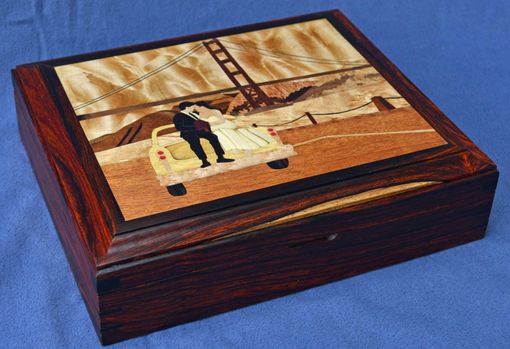 Custom Made Custom Wood Inlay Keepsake/Jewelry Box