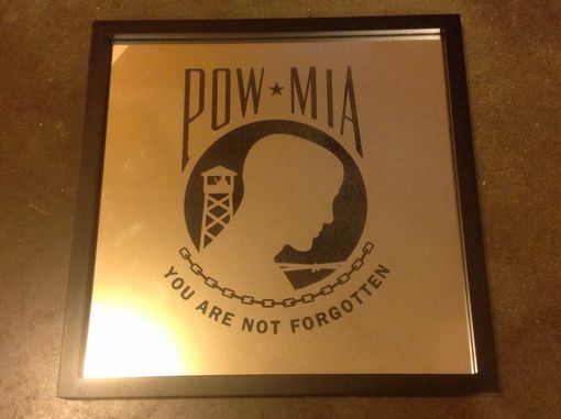 Custom Made Laser Engraved 12" Mirror With Personalization