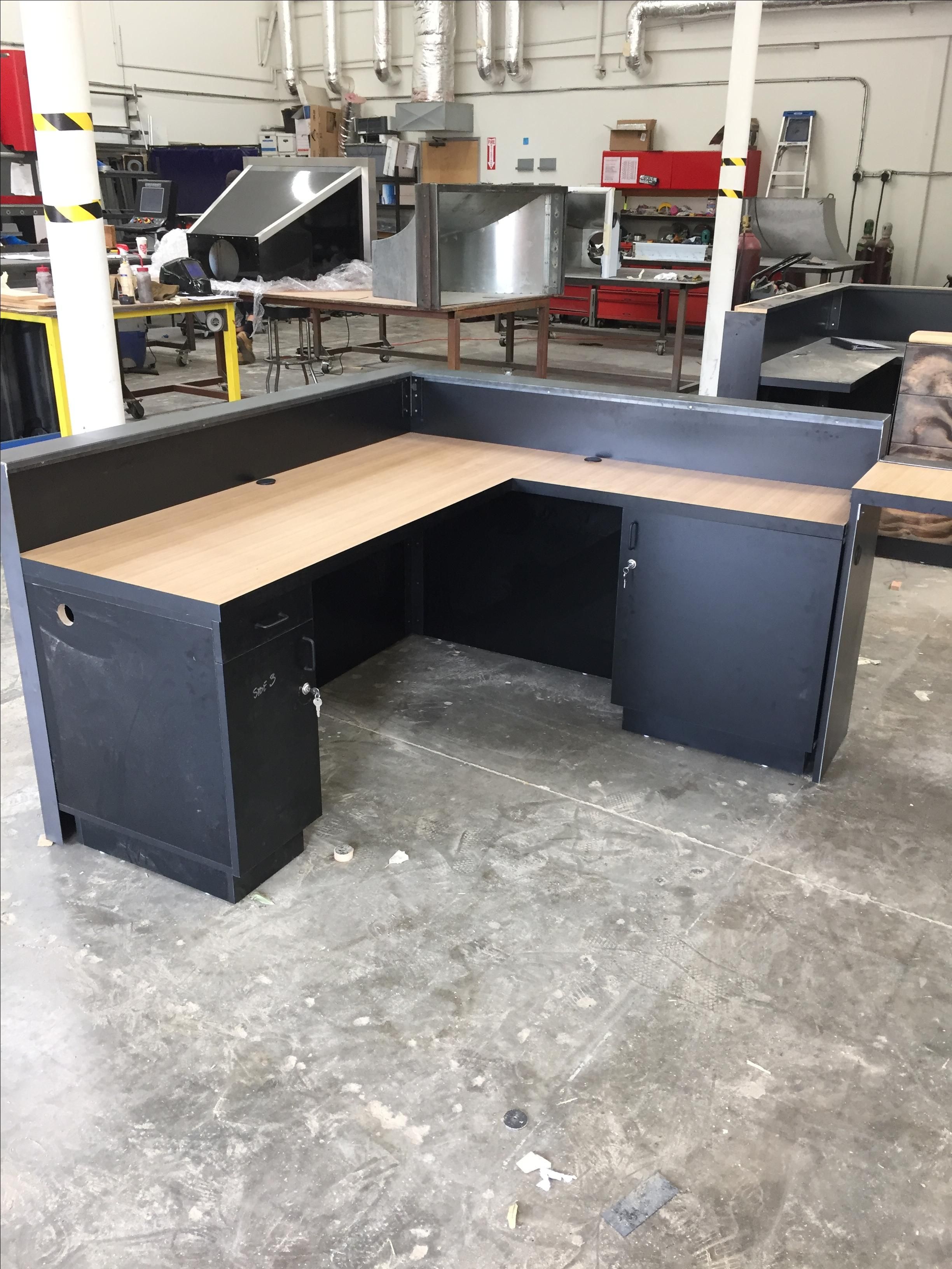 Buy Hand Crafted #25 Custom Reception Desk, made to order from ...