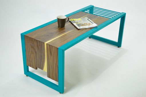Custom Made Invoke Coffee Table Bench By Cauv Design