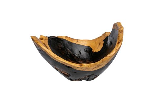 Custom Made Handcrafted African Blackwood Wooden Bowl