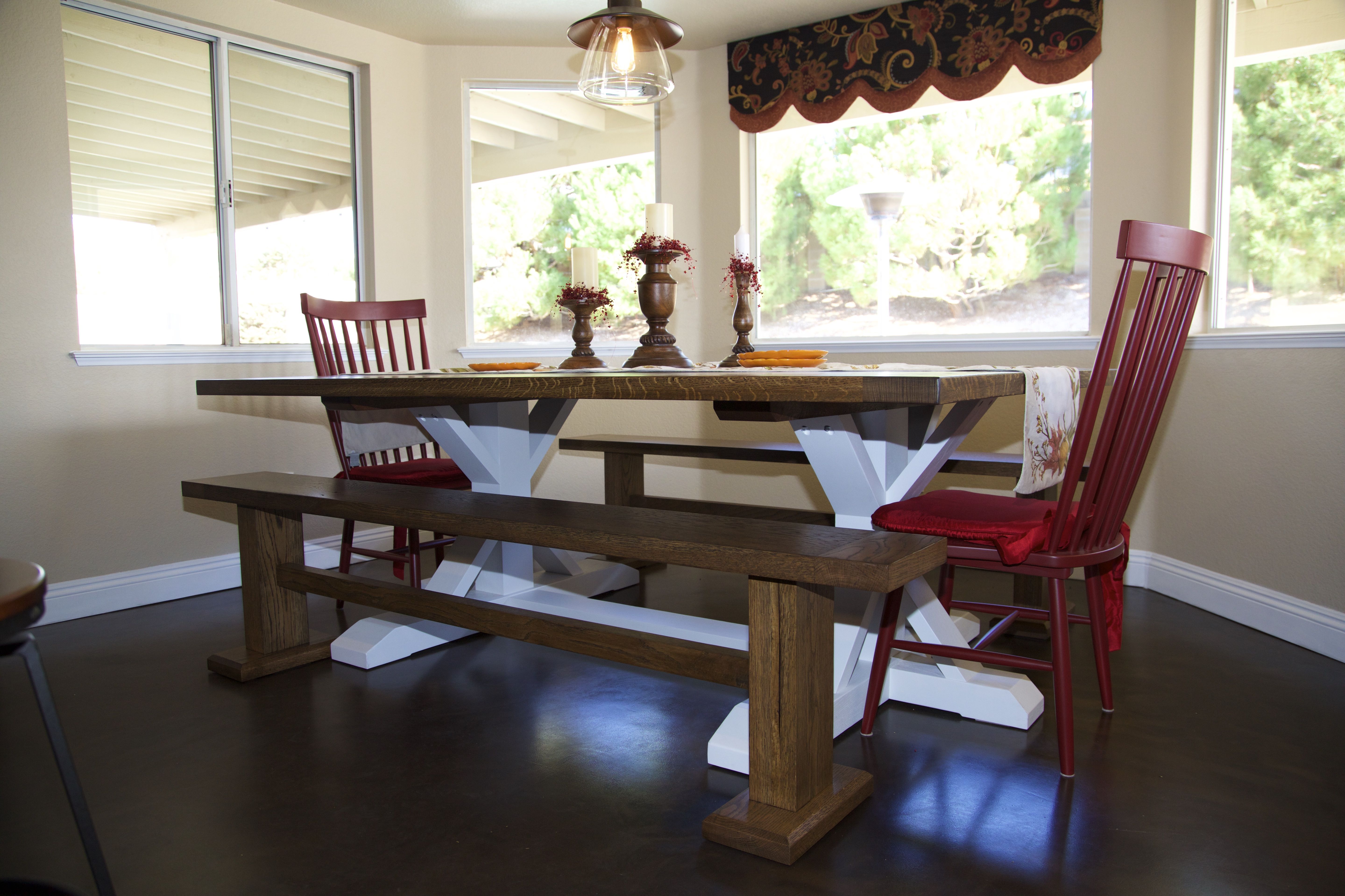 Handmade Oak Dining Table by The Finest Cut
