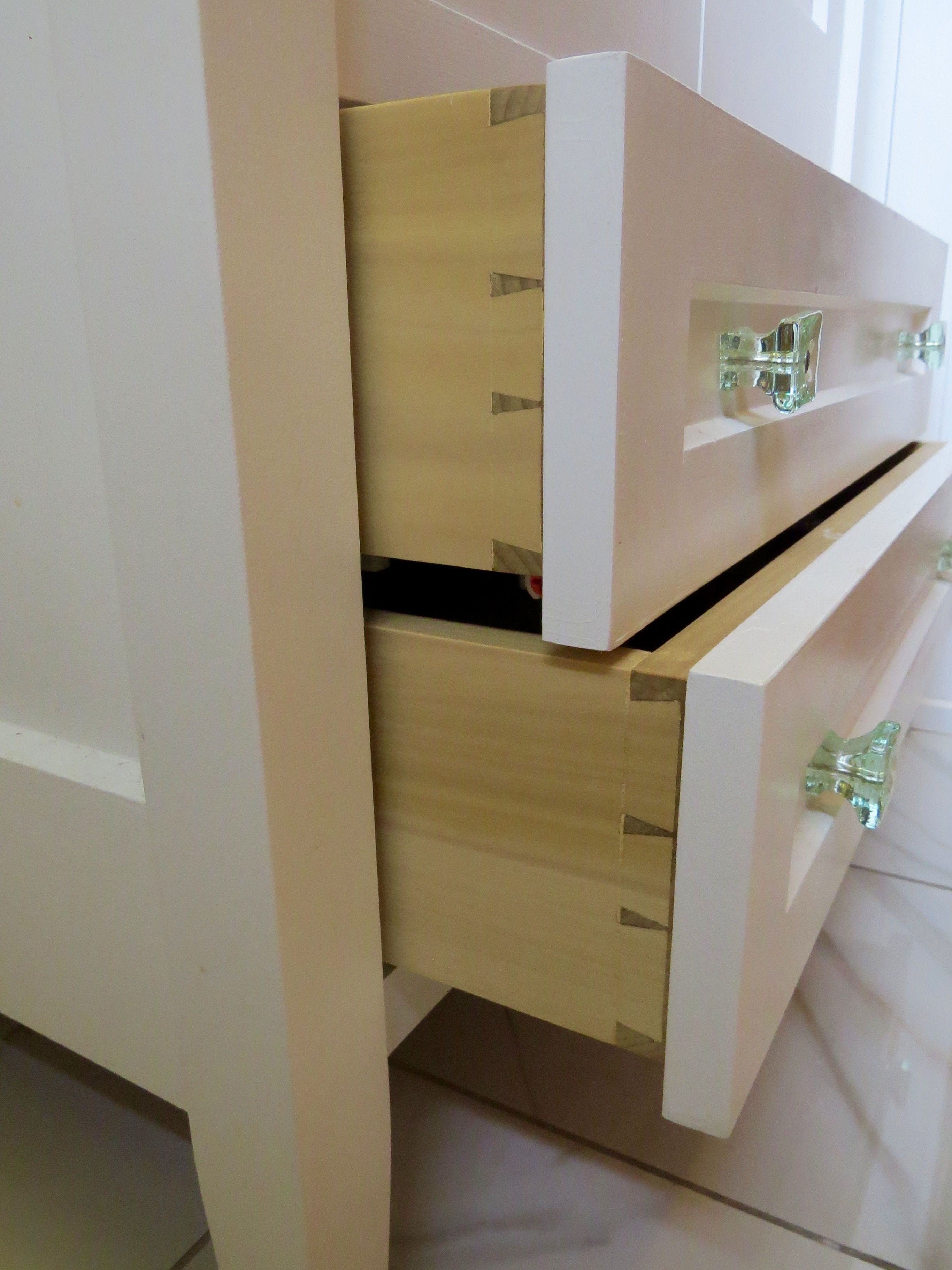 Custom Made Bathroom Vanity by GluedUp Woodworking