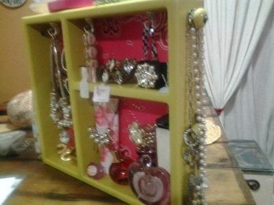 Custom Made Custom Jewelry Box 1 Of A Kind, Wood, With Pink Bandanna
