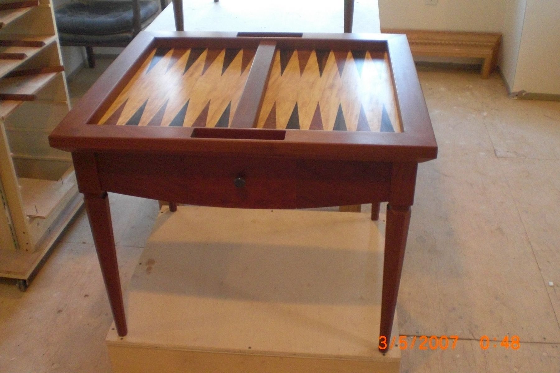 Handmade Backgammon Table by Foster Custom Furniture | CustomMade.com