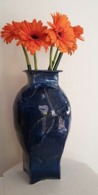 Custom Made Blue Vase