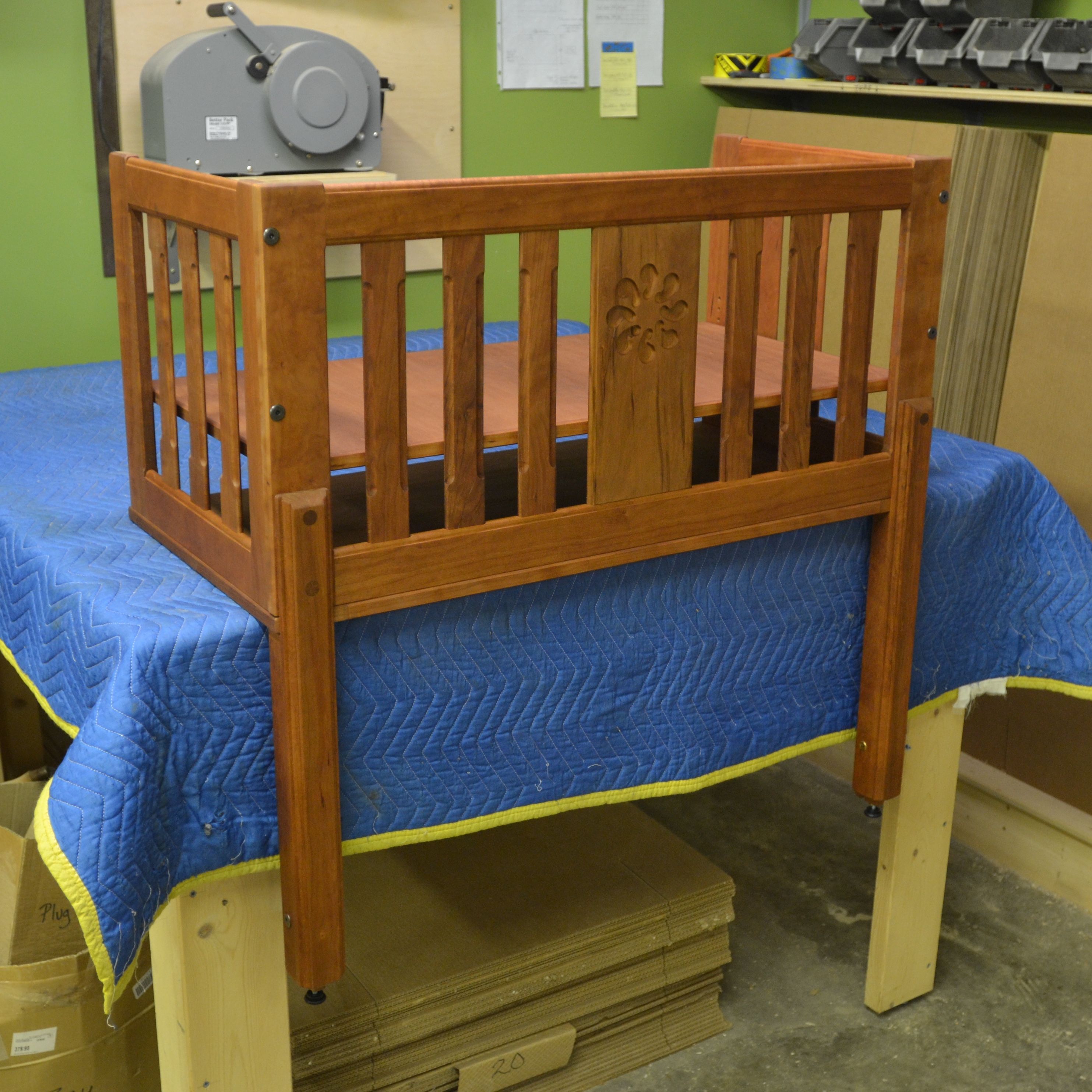 Buy Hand Crafted Sidecar Style Baby Bed Attaches To Your Adult Bed, made to order from Rosette