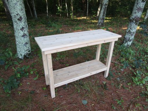 Custom Made Cedar Sideboard Table