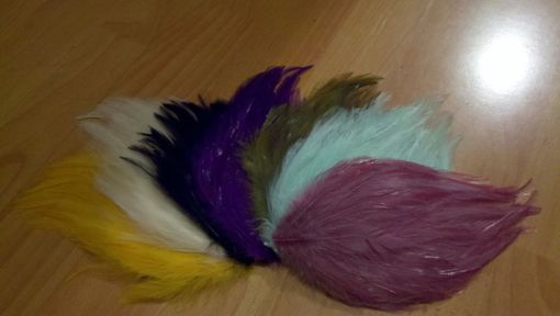 Custom Made Sale Purple Feather Hair Fascinator