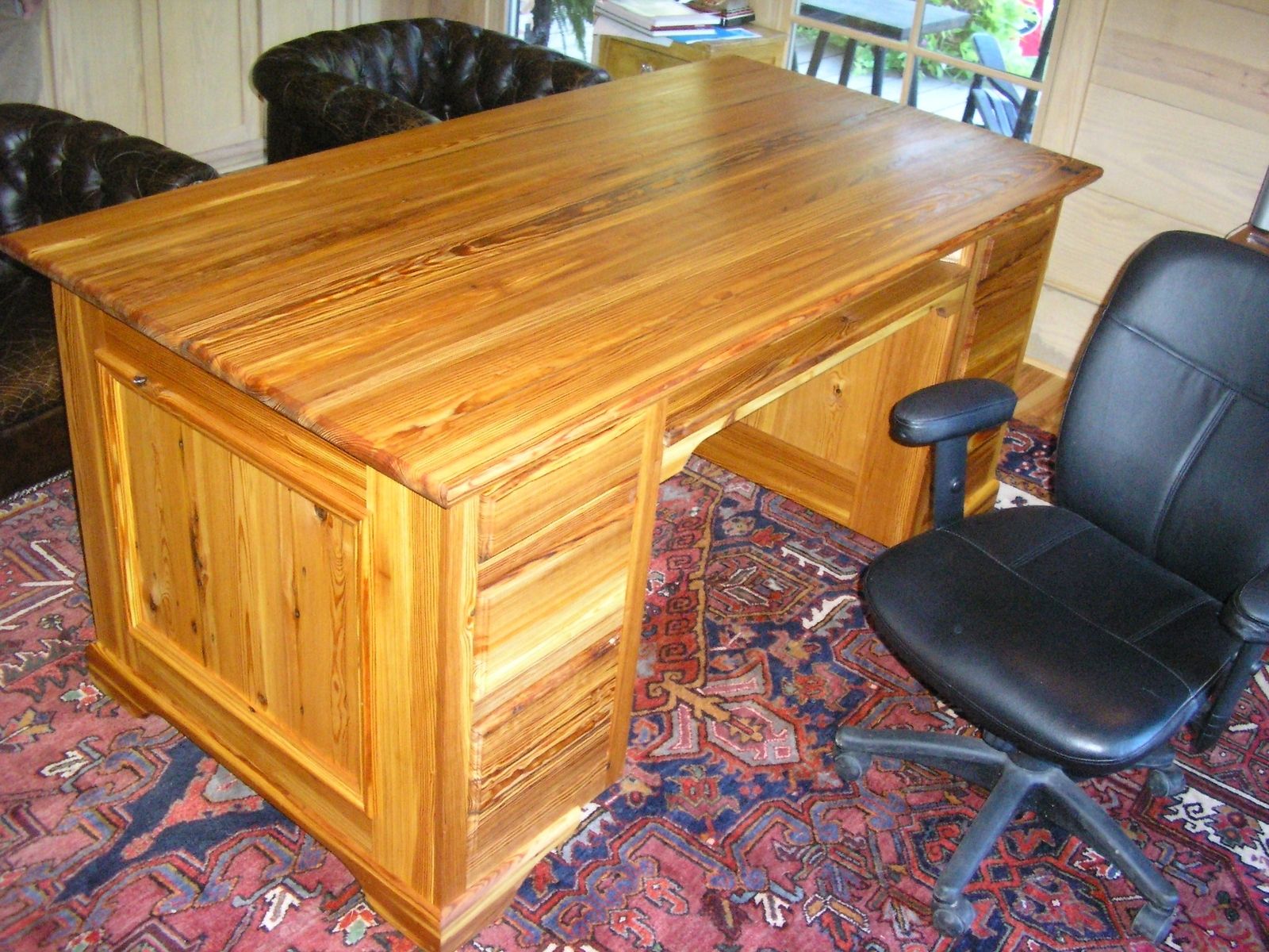 Custom Office Desk by Brian DeJong Wood Creations