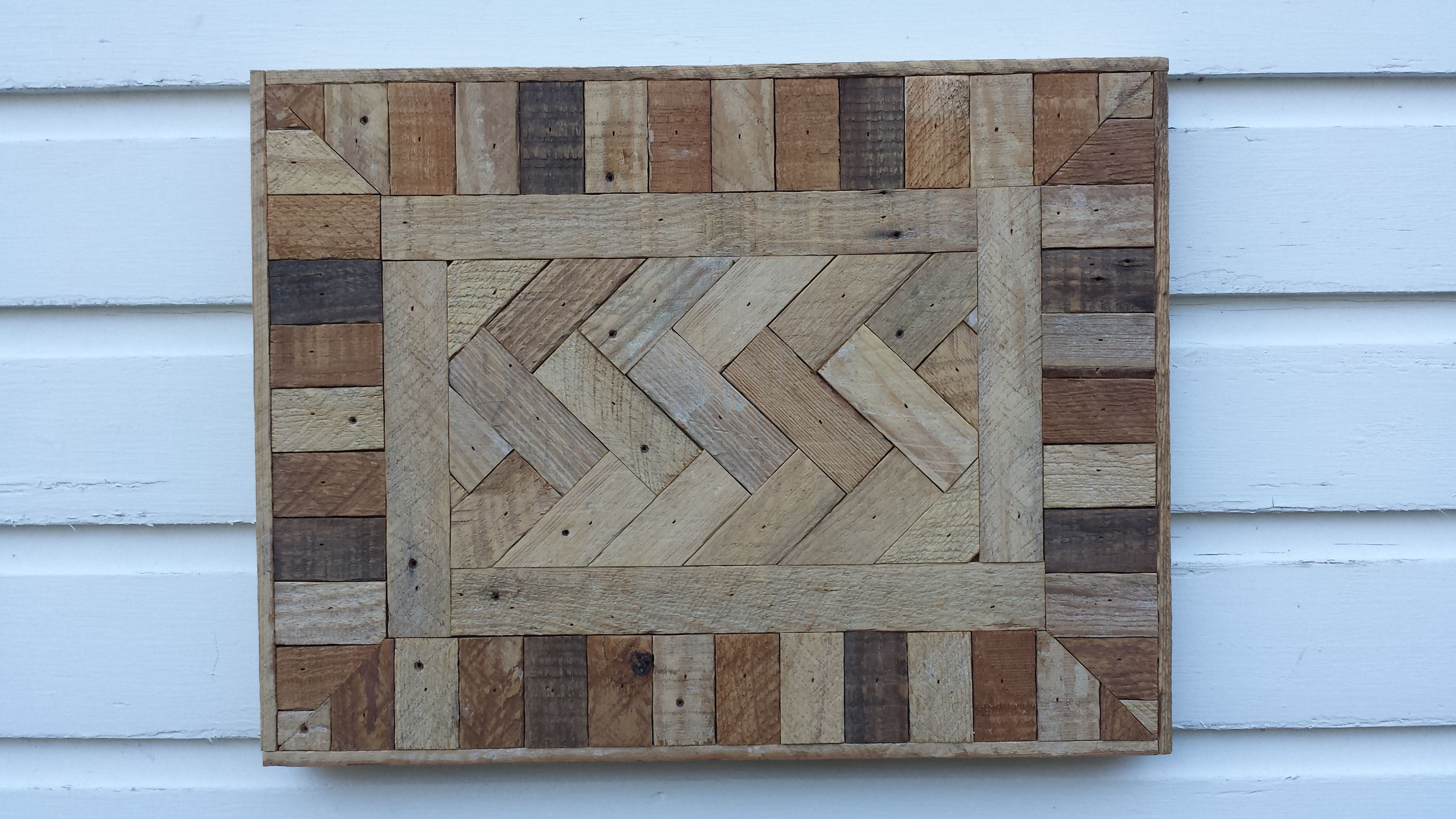 Handmade Custom Made Reclaimed Lath Wall Hanging, Wall Art, Made With