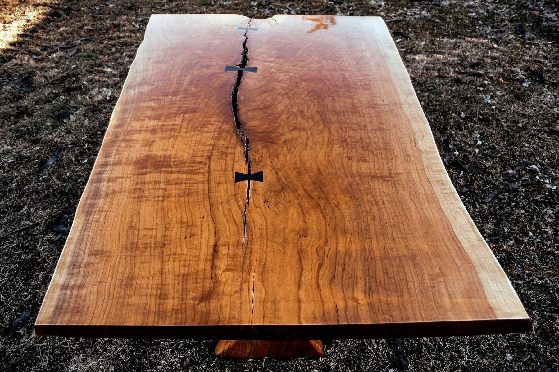 Custom Live Edge Cherry Table by Bucks County Craftmasters