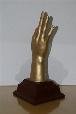 Custom Made Fraternity College Hand Symbol Greek Letter Kappa Alpha Psi Table Statue Custom Example