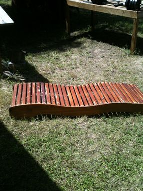 Custom Made Cedar/Cypress Sunlounger