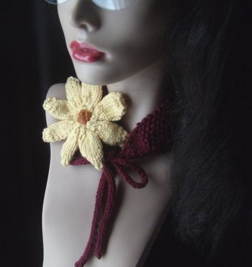 Custom Made The Daisy - Knit Neckband/Headband All Cotton