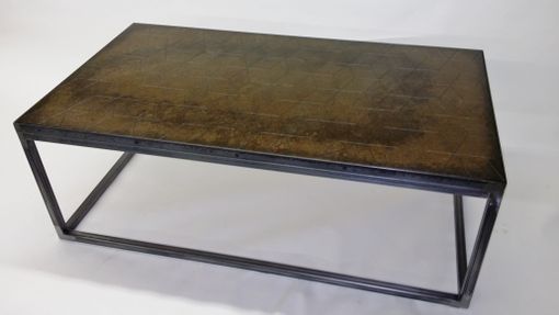 Custom Made Metal Coffee Table // (Min. Shipping $450+)