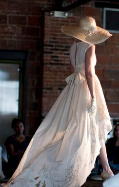 Custom Made Dandelion Eco Wedding Gown