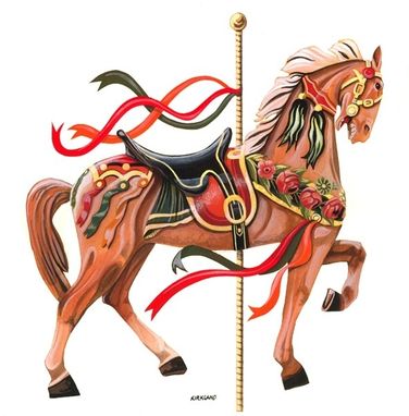 Custom Made Walking Carousel Horse