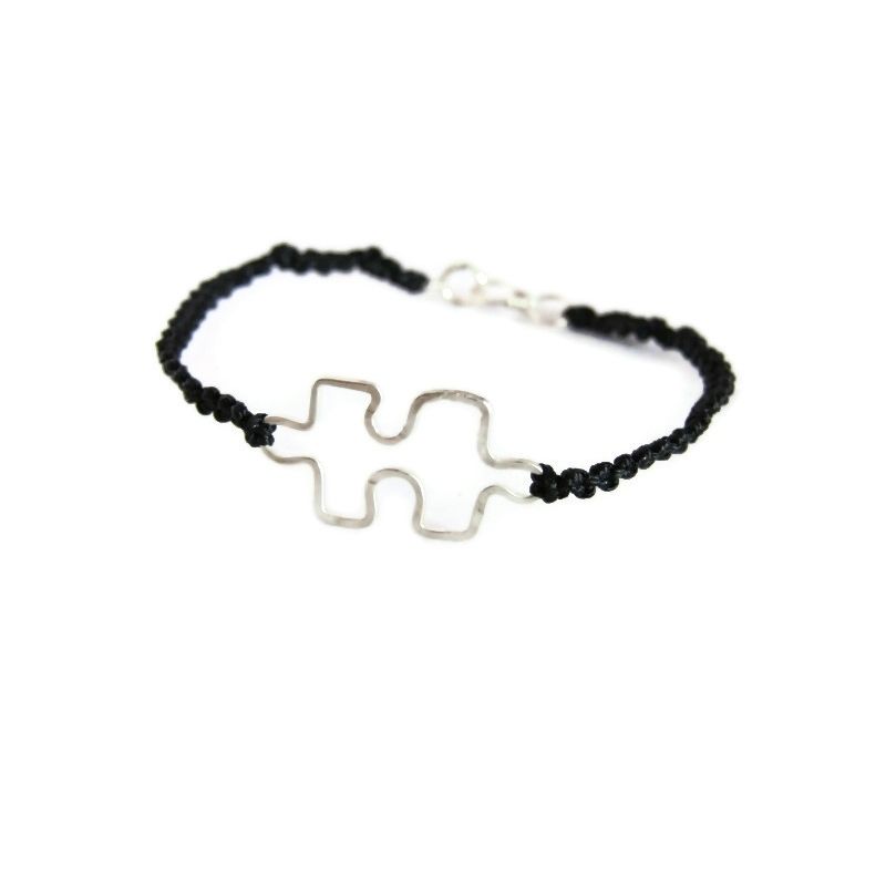 Custom Autism Awareness Sterling Silver Bracelet By Ritasunderland Custom Made Autism Awareness Sterling Silver Bracelet
