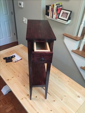 Custom Made Distressed End Table
