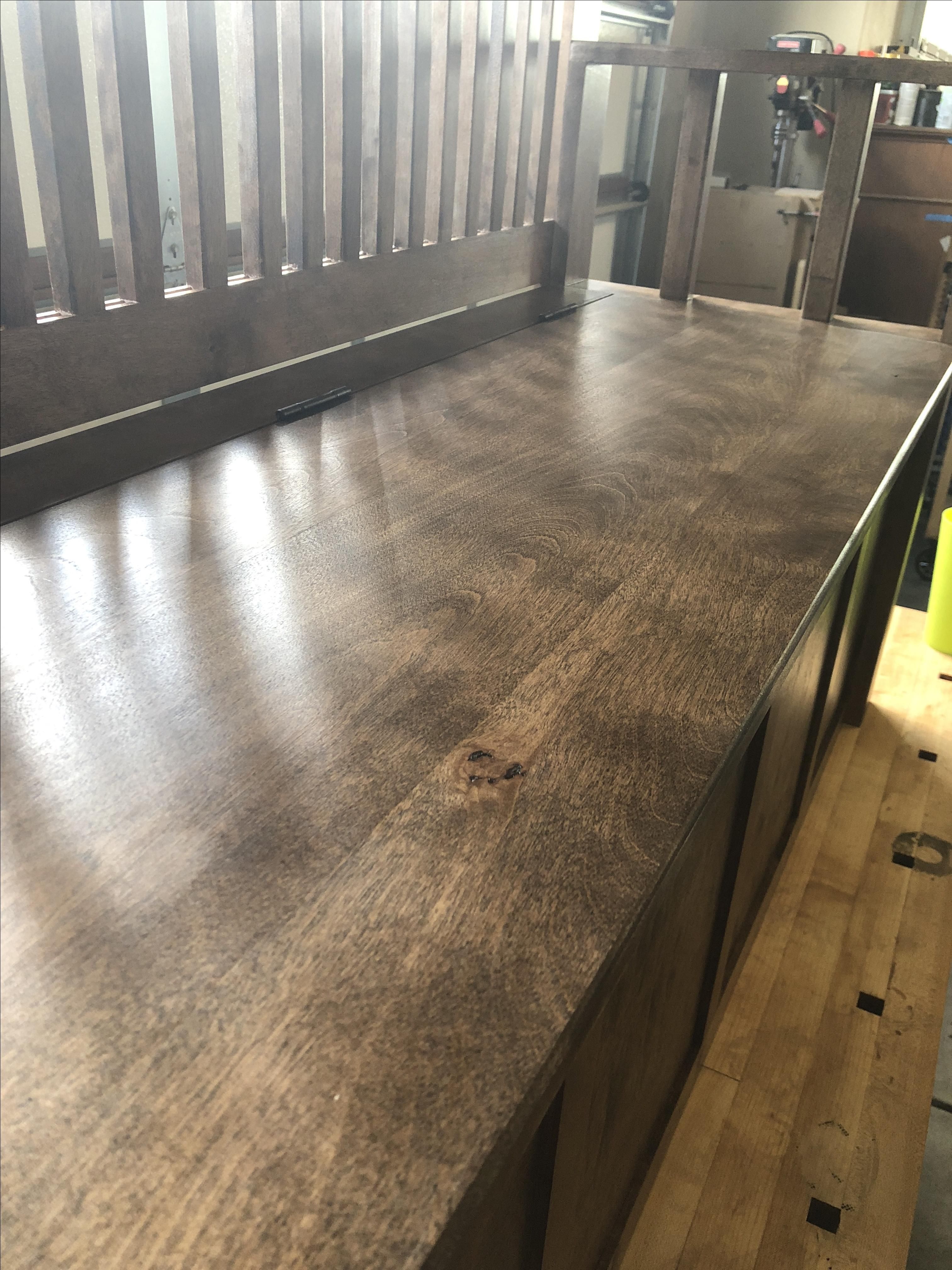 Hand Crafted Entry/Hallway Bench W/Storage by Tom's Custom Woodwork