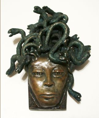 Custom Made Cast Bronze Medusa Head