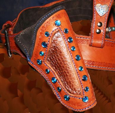 Custom Made Cathy's Gunbelt And Matching Chinks