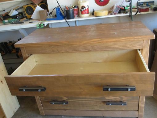 Custom Made Modern Rustic 3 Drawer Dresser