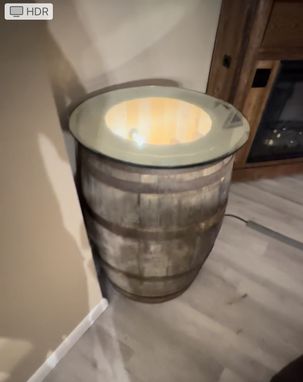 Custom Made Bottomless Infinity Whiskey Barrel