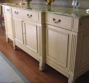 Custom Dining Room Buffet Cabinet by Cabinetmaker Birdie Miller