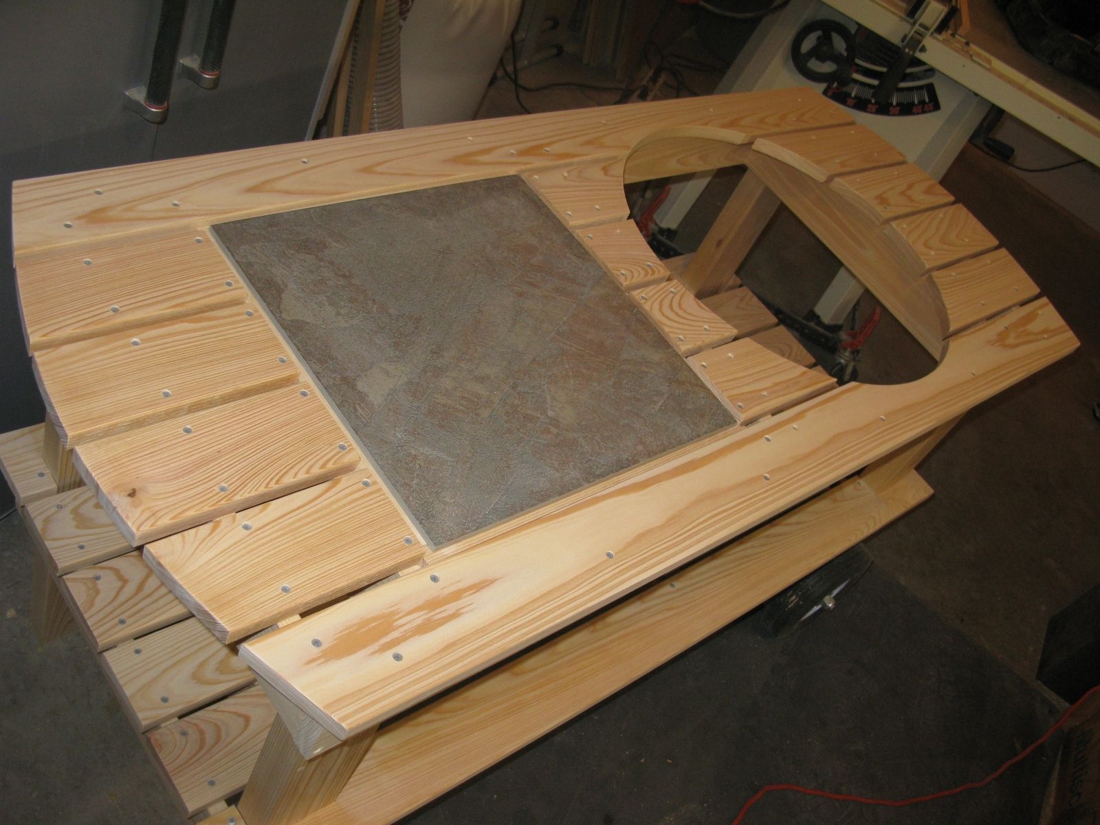 Handmade Outdoor Barbeque Cart by Tom's Handcrafted Furniture