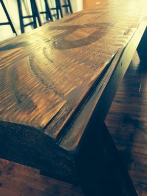 Custom Made Reclaimed Wood Gather Bench