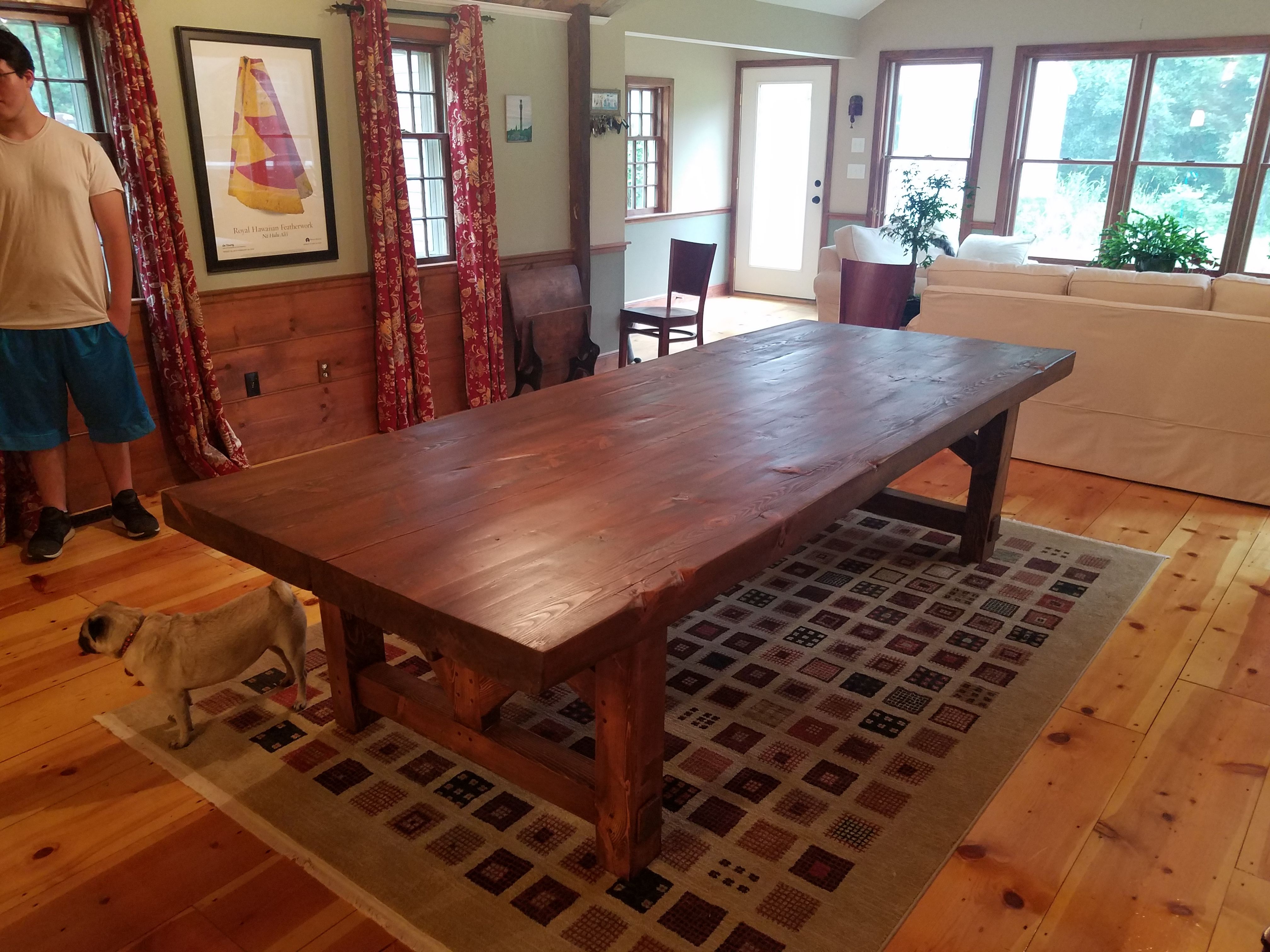 Custom Farmhouse Dining Table by Family Sawmill Restorations and ...