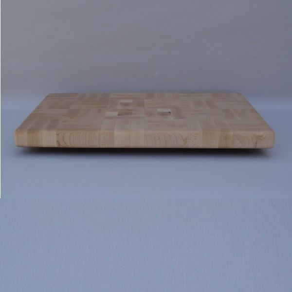 Hand Crafted Rectangle Maple End Grain Up Cutting Board by Noble Bear