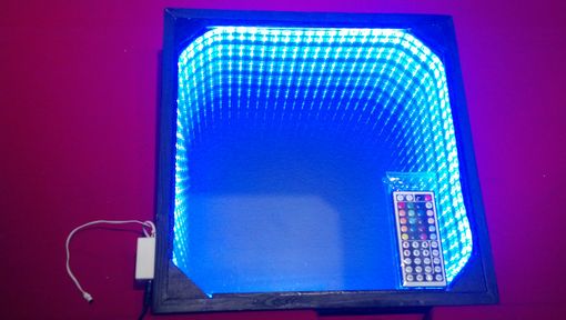 Custom Made Infinity Mirrors With Customizable Colors, Led Lighting