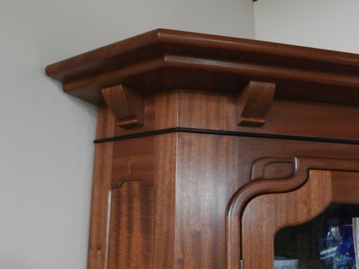 Custom Made Greene And Greene Corner Cabinet