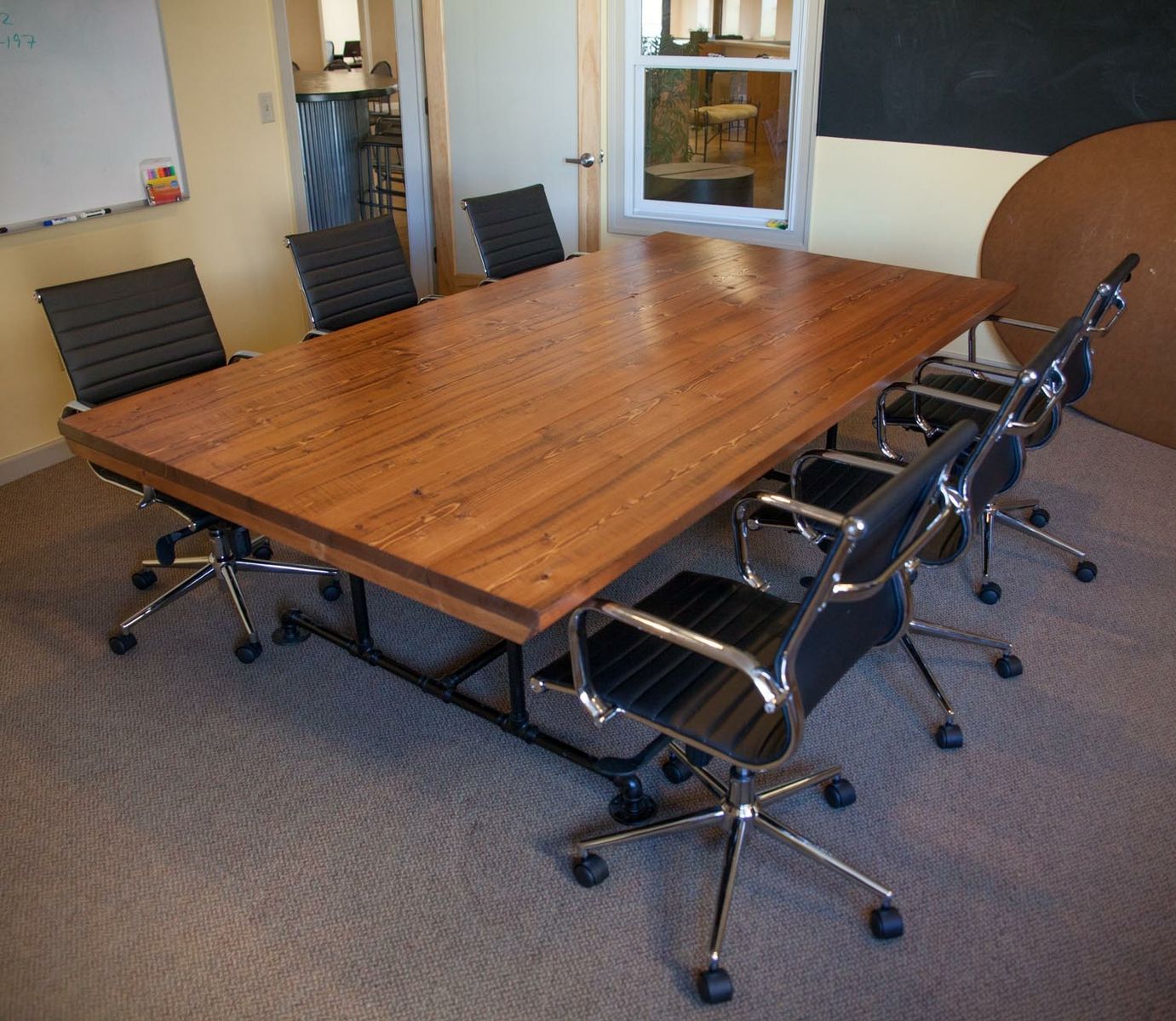 Hand Crafted Industrial Style Conference Table by Emmor Works