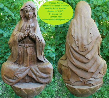 Custom Made Blessed Mother Sculpture East Meets West