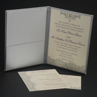 Custom Made Custom Wedding Invitation Envelope/Book